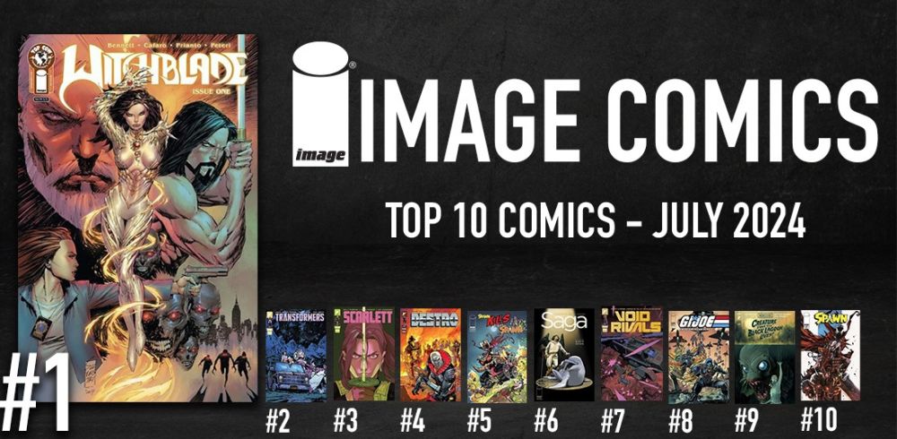 Image Comics Top 10 comics and books July 2024