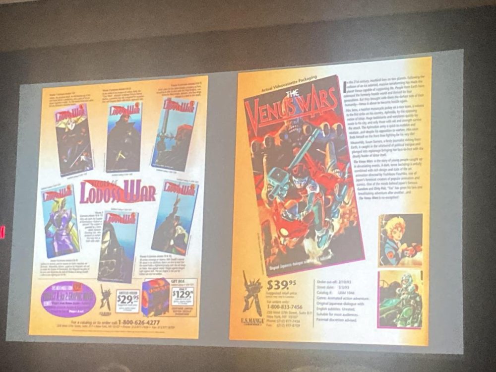 lodoss war and venus wars video advertisements