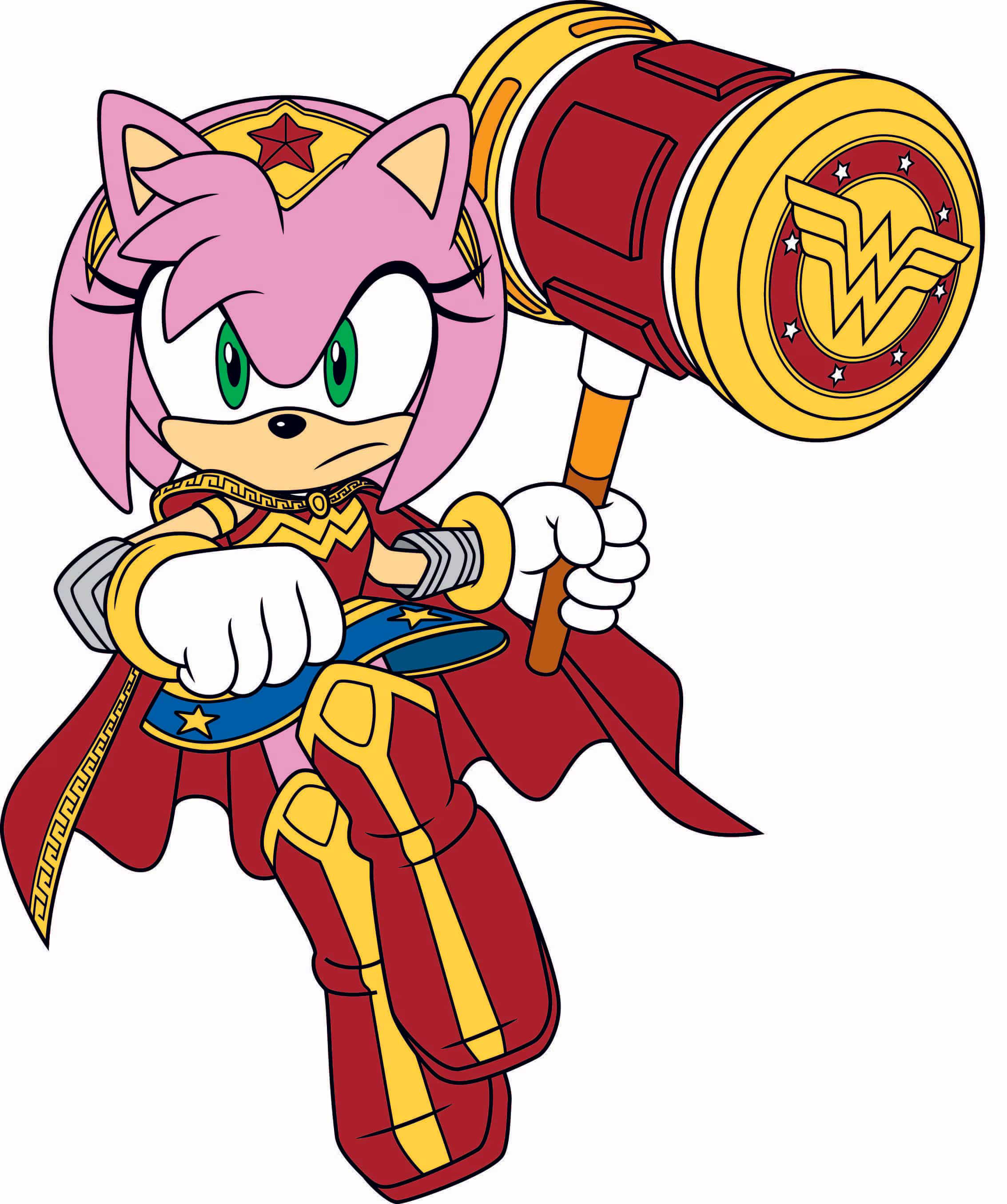 Amy Rose as Wonder Woman