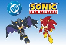 DC x Sonic comics crossover is incoming in a hot flash DC x Sonic announcement image