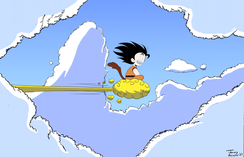 Dragon Ball tribute color