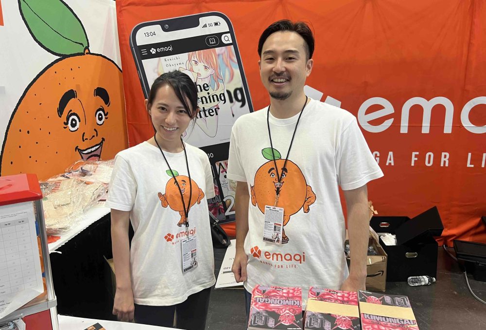 Rei Kuroda (right) at Anime NYC 2024