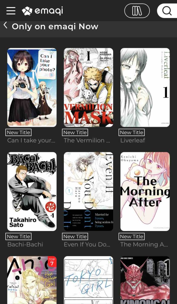 emaqi manga exclusives on emaqi.com