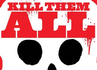 KILL THEM ALL by the Eisner-nominated Kyle Starks returns with a deluxe hardcover Kill them all Hardcover Cover