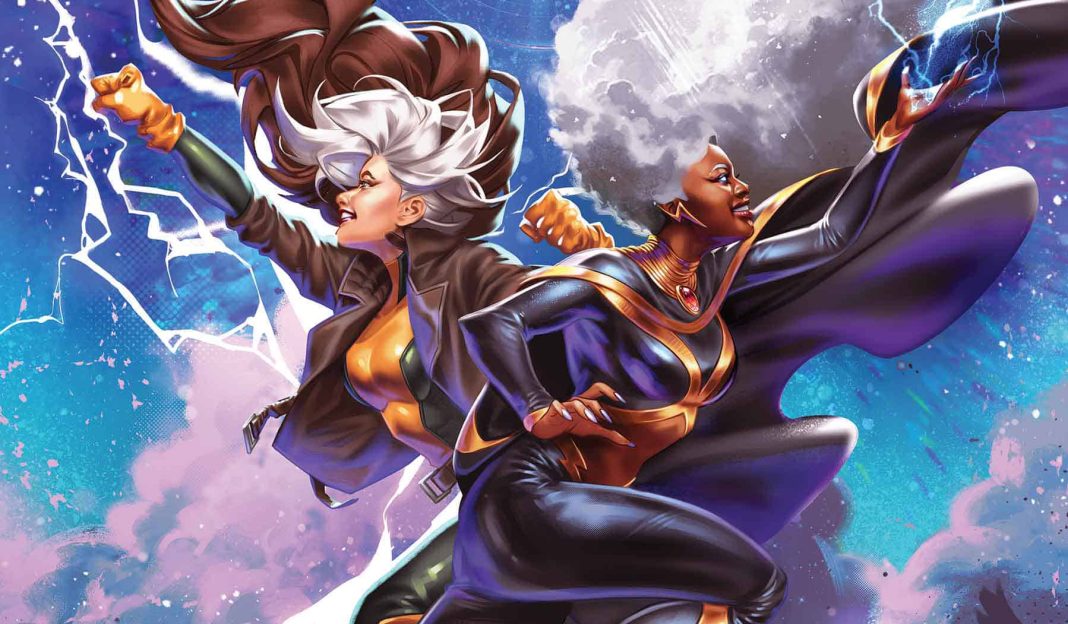 Rogue and Storm in STORM 3 new art cover