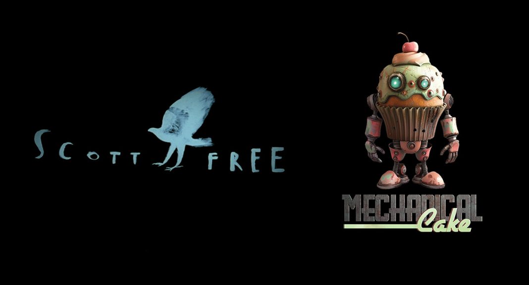 Scott Free Mechanical Cake logos