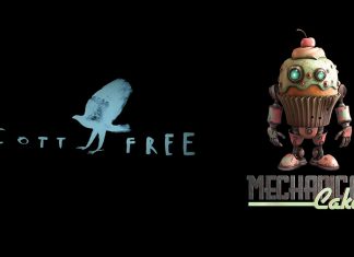 Ridley Scott ventures into comics with Mechanical Cake’s MODVILLE, HYDE, and NICK Scott Free Mechanical Cake logos