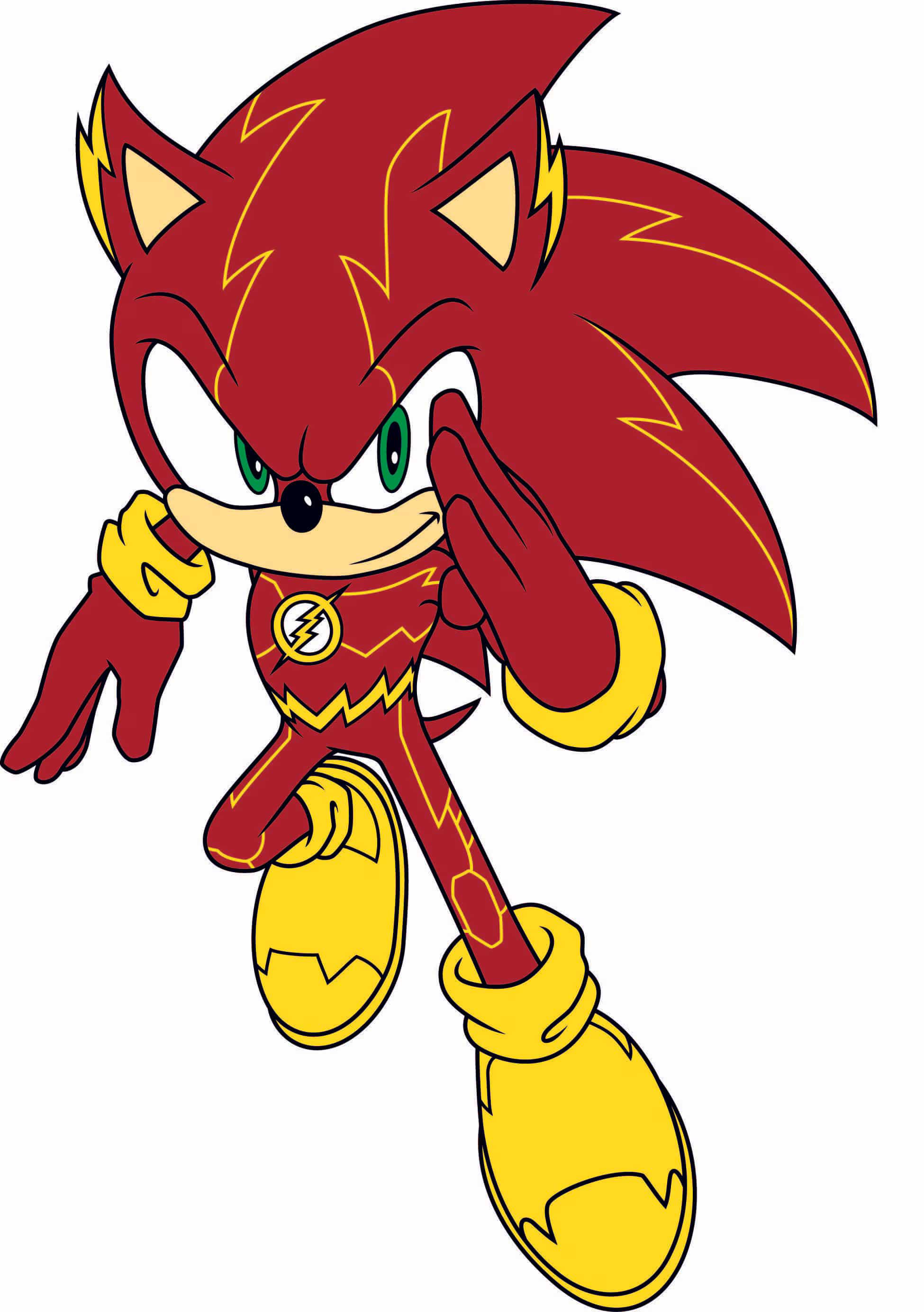 Sonic the Hedgehog as the Flash