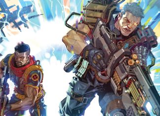 TIMESLIDE #1 features Cable and Bishop foreseeing the future timeslide