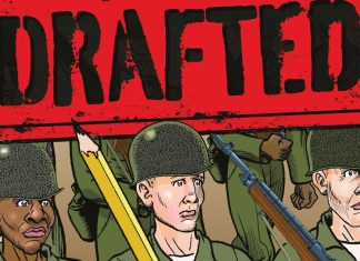 Preview: DRAFTED details Rick Parker’s military life before becoming a professional artist drafted cover feature image
