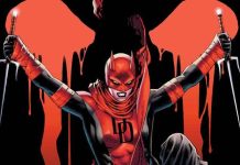 DAREDEVIL: UNLEASH HELL features Elektra getting the red band treatment Daredevil Unleash Hell Elektra art