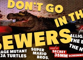 The Metrograph at NYC is honoring underground dwellers this October with movie series DON’T GO IN THE SEWERS sewers