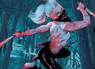 Exclusive: SOMETHING IS KILLING THE CHILDREN releases two one-shot specials for its fifth anniversary something is killing the children Erica Slaughter with bloody blades in hands and covered in blood at her sides