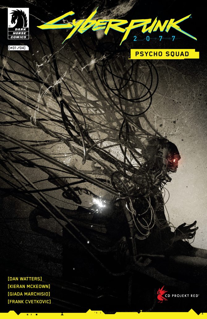Cyberpunk 2077 Psycho Squad #1 cover by Alex Eckman-Lawn