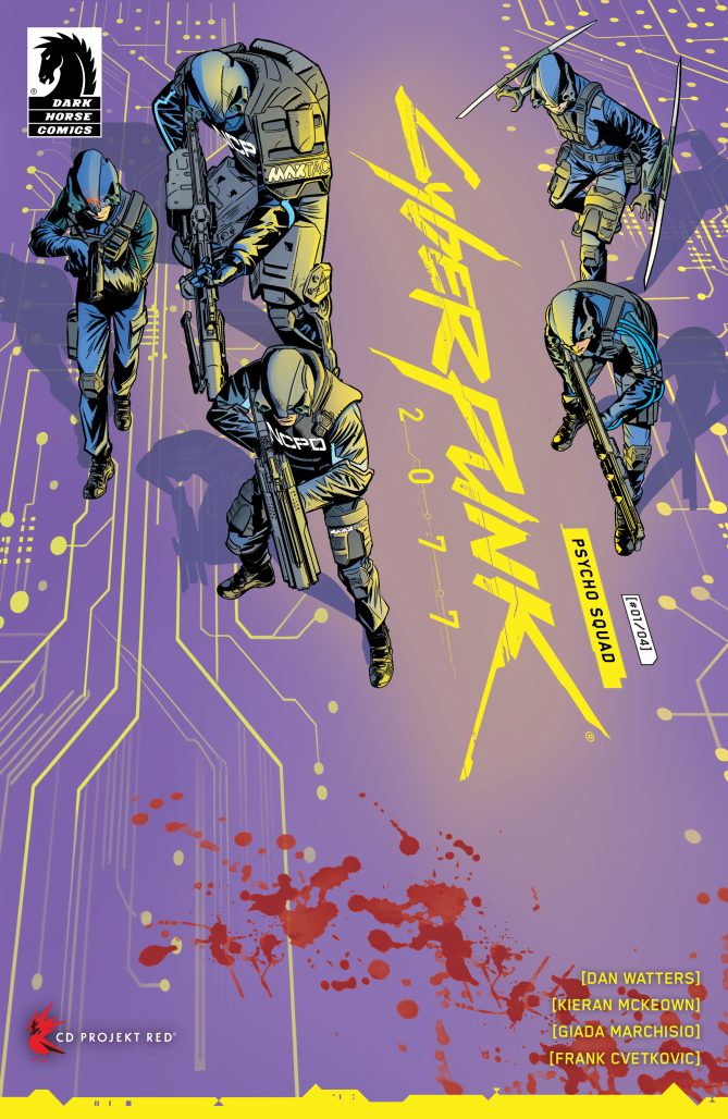 Cyberpunk 2077 Psycho Squad #1 main cover