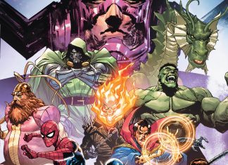 J. Michael Straczynski to scribe unlikely Marvel team-up one-shots in 2025 The Avengers and Galactus comic book cover