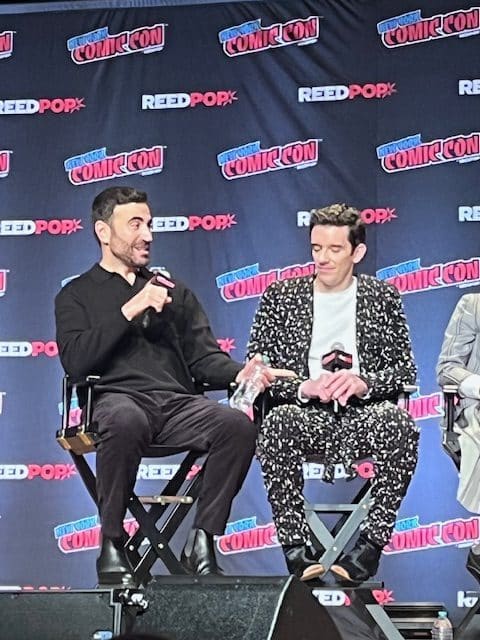 Shrinking panel NYCC 2024 Brett Goldstein and Michael Urie. 