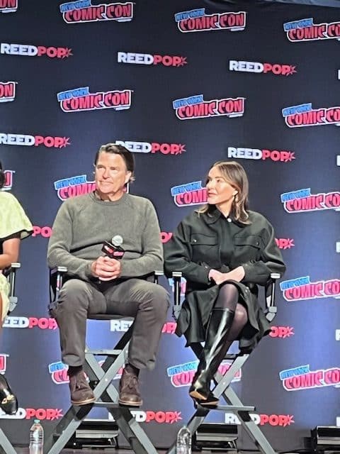Shrinking panel Ted McGinley and Christa Miller