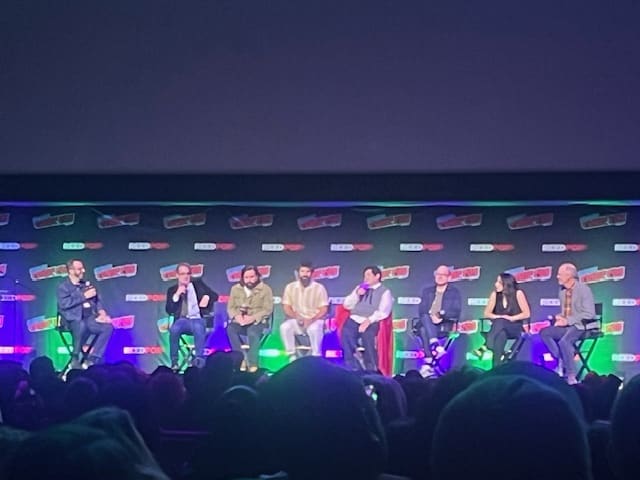 The cast of what we do in the shadows at nycc 2024