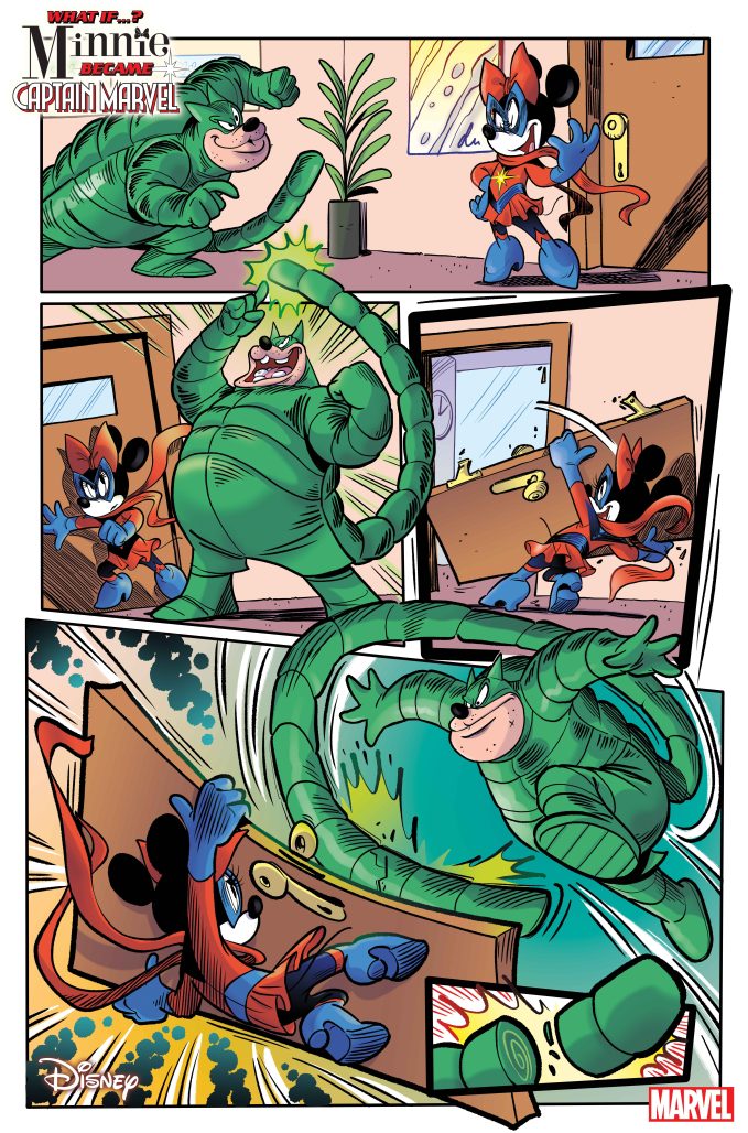 Interior Pages of Minnie as Ms. Marvel