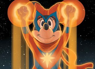 Preview: Marvel & Disney showcase: WHAT IF…? MINNIE BECAME CAPTAIN MARVEL #1 Phil Noto variant of Minnie Mouse as Captain Marvel