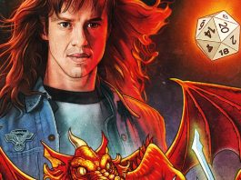 Eddie Munson returns in STRANGER THINGS AND DUNGEONS & DRAGONS: THE RISE OF HELLFIRE Stranger Things and Dungeons & Dragons: The Rise of Hellfire #1 variant cover (cropped)