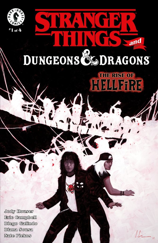 Stranger Things and Dungeons & Dragons: The Rise of Hellfire #1 variant cover