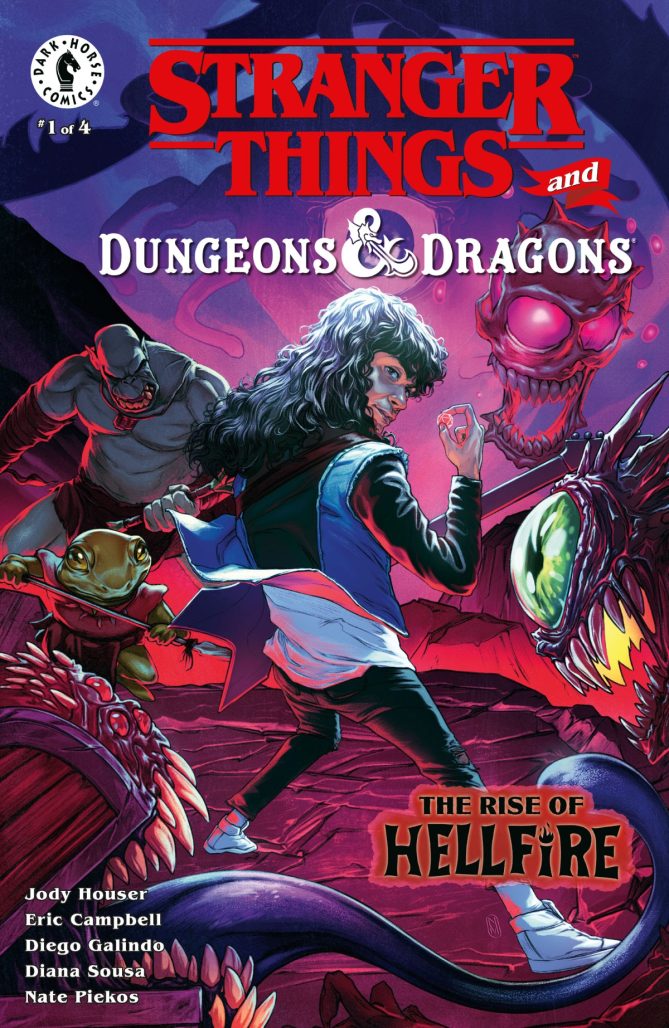 Stranger Things and Dungeons & Dragons: The Rise of Hellfire #1 variant cover