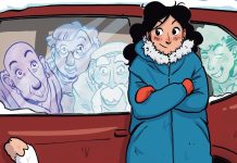 Graphic Novel Review: TAXI GHOST is a delightfully ghastly commentary on gentrification Taxi Ghost cover art (cropped)