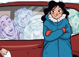 Graphic Novel Review: TAXI GHOST is a delightfully ghastly commentary on gentrification Taxi Ghost cover art (cropped)