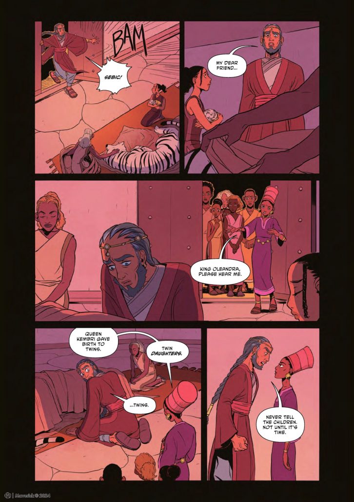 The Tiger's Tongue interior art