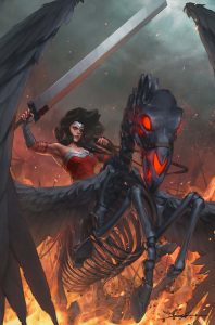 Diana and skull pegasus