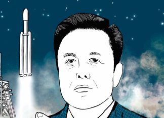 Darryl Cunningham asks: who’s afraid of Elon Musk? Elon Musk Tesla SpaceX and Twitter featured