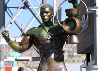 Green Lantern John Stewart receives his own bronze statue in Burbank Green Lantern John Stewart