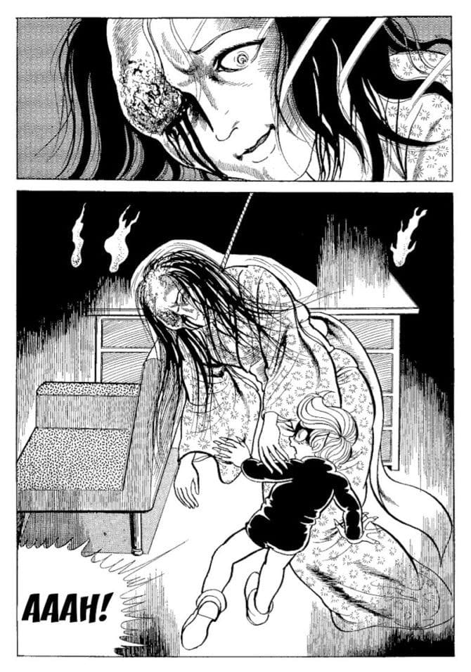 Cat Eyed Boy faces a creepy monster
