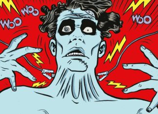 Exclusive: Michael Allred’s MADMAN to be released in 6 OMNIBUS editions Madman Omnibus Vol 1 interior art (cropped)