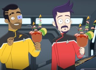 Interview: Supervising Director Barry J. Kelly on STAR TREK: LOWER DECKS Bearded Boimler and stubble Rutherford enjoy micheladas in Star Trek: Lower Decks season 5 episode 7.