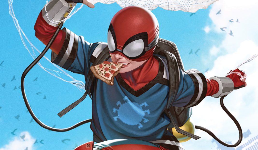 Variant Lee cover friendly neighborhood spider-man