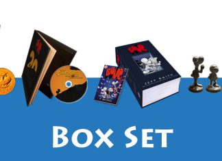 Cartoon Books announces BONE Deluxe Edition Part One: The Valley A book and cd case Description automatically generated with medium confidence