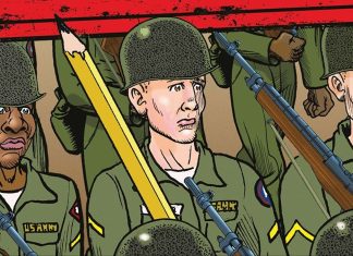 Graphic Novel Review: DRAFTED chronicles the absurdities of war with complete honesty drafted