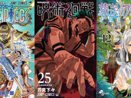 2024 best-selling manga series in Japan
