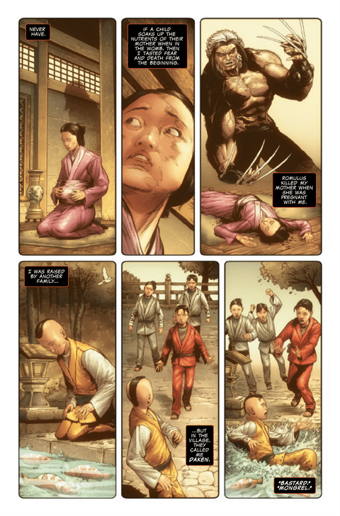 Daken remembers his childhood part 1