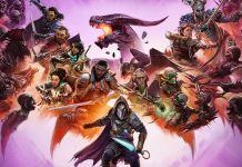 Review: DRAGON AGE: THE VEILGUARD is fun and features great queer representation but is a little weak with legacy The official title art of Dragon Age: Veilguard featuring the seven companions, the protagonist character, and a dragon against a pink background.