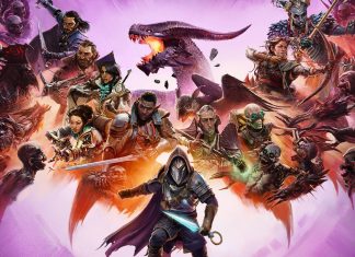 Review: DRAGON AGE: THE VEILGUARD is fun and features great queer representation but is a little weak with legacy The official title art of Dragon Age: Veilguard featuring the seven companions, the protagonist character, and a dragon against a pink background.