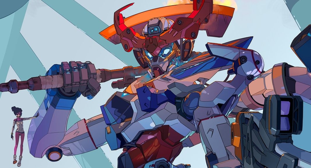 banner promotional art for Mobile Suit Gundam GQuuuuuuX