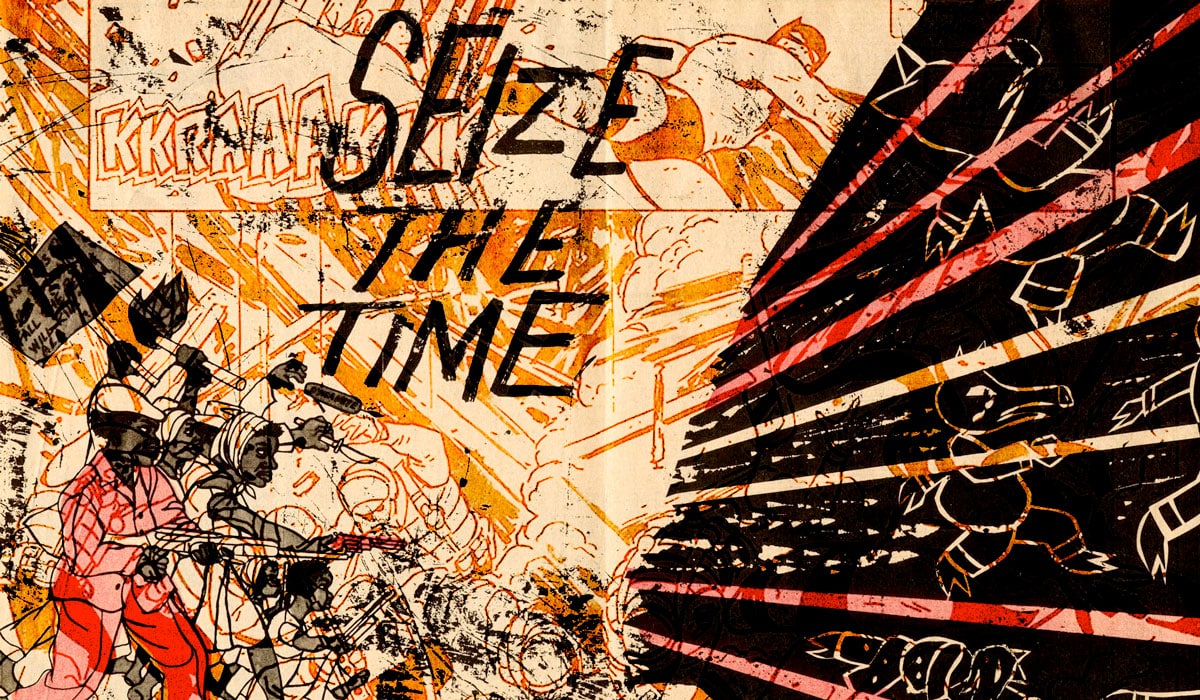 Emory Douglas, Frank Miller, Dave Mazzucchelli, Todd Klein