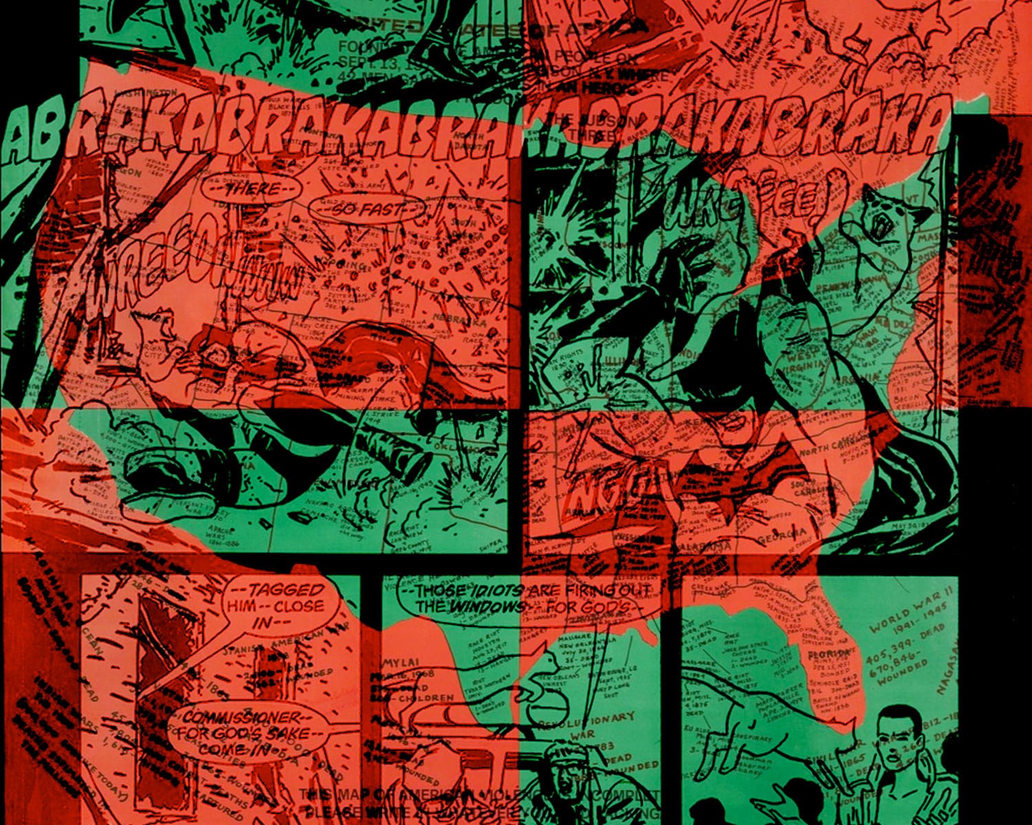 Faith Ringgold, Frank Miller, Dave Mazzucchelli, Todd Klein, "The World's Greatest Detective vs. the Ghetto"