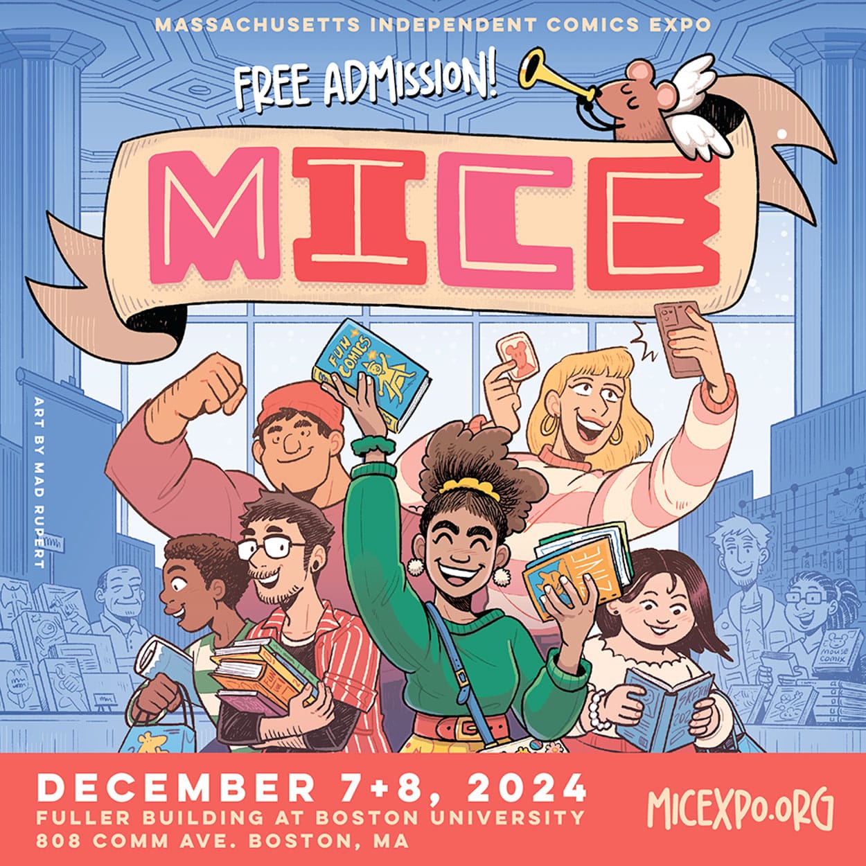 MICE 2024 poster art by Mad Rupert