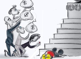 Washington Post cartoonist Ann Telnaes resigns over rejected Jeff Bezos cartoon Ann Telnaes rejected Trump Bezos cartoon draft featured