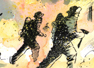 MAD CAVE launches a charity comic book for victims of the Los Angeles fires charred remains